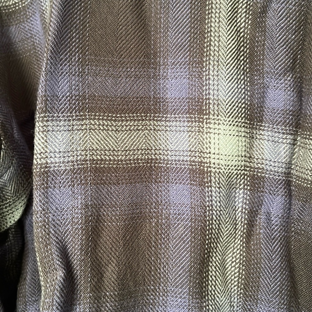 Rails Hunter Plaid Button Down Top Mint Ash Blue - Picture 4 of 5